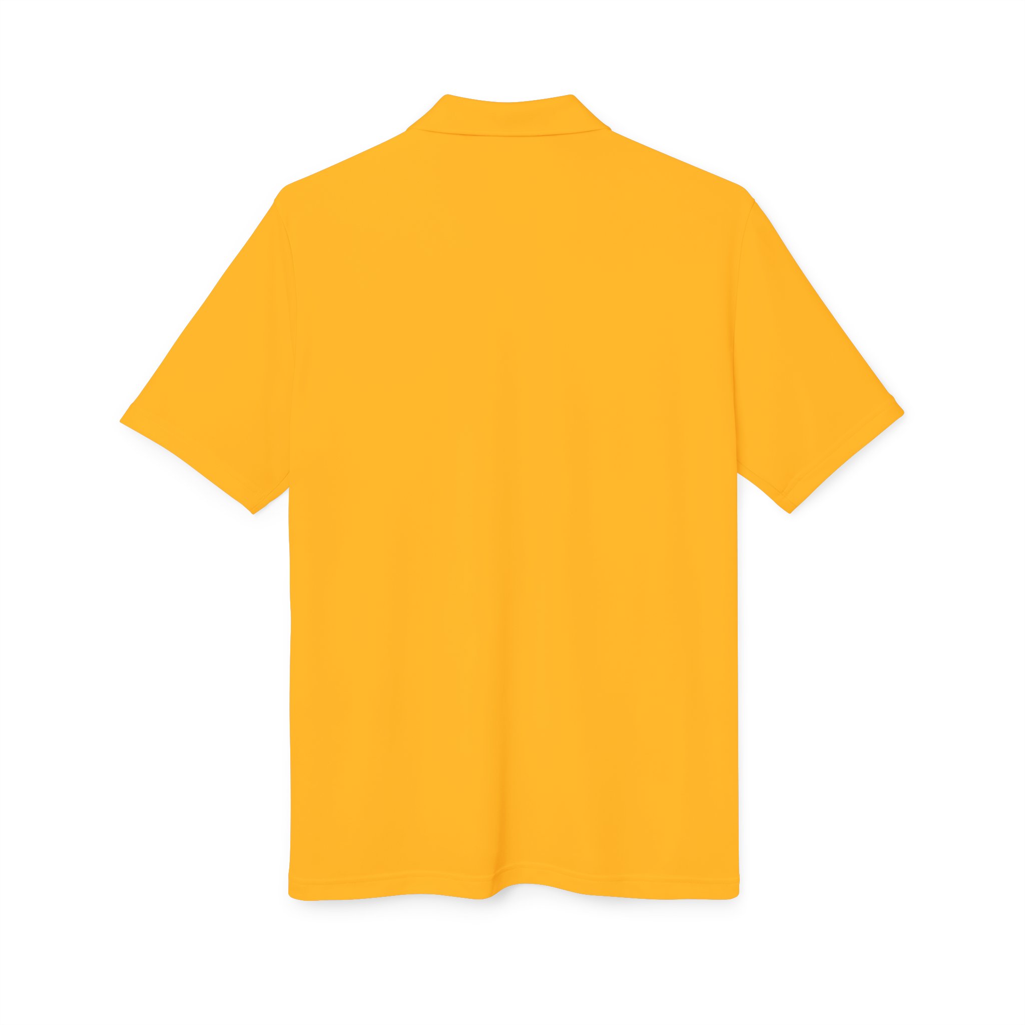 performance polo — high‑visibility orange with subtle white logo performance polo — high‑visibility orange with subtle white logo