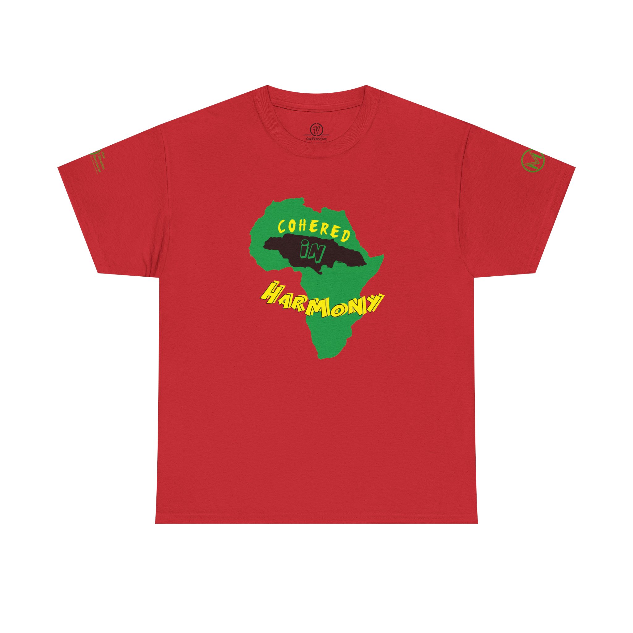 cohered in harmony t shirt — pan african unity tee cohered in harmony t shirt — pan african unity tee