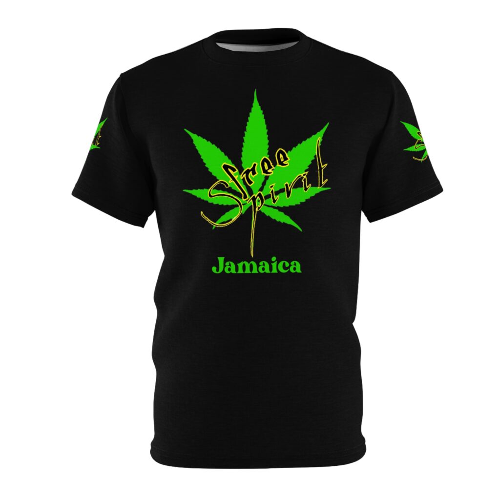 jamaica 'strong spiritual' leaf tee
