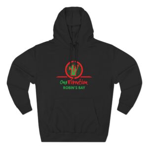 hoodie — one vibration robin's bay logo pullover