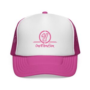 pink '17 our foundation' trucker cap