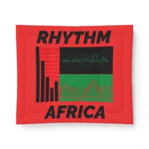africa rhythm cotton comforter – afrobeat music graphic bedding