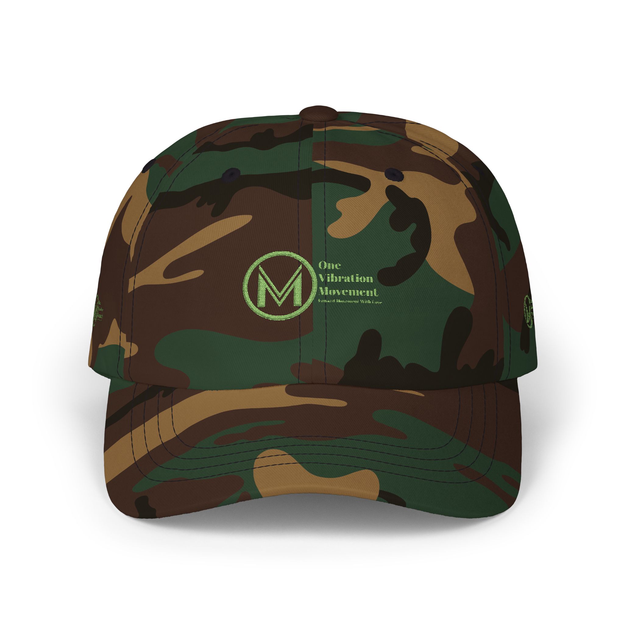 camo classic dad cap – embroidered 'm' logo dad hat camo classic dad cap – embroidered 'm' logo dad hat