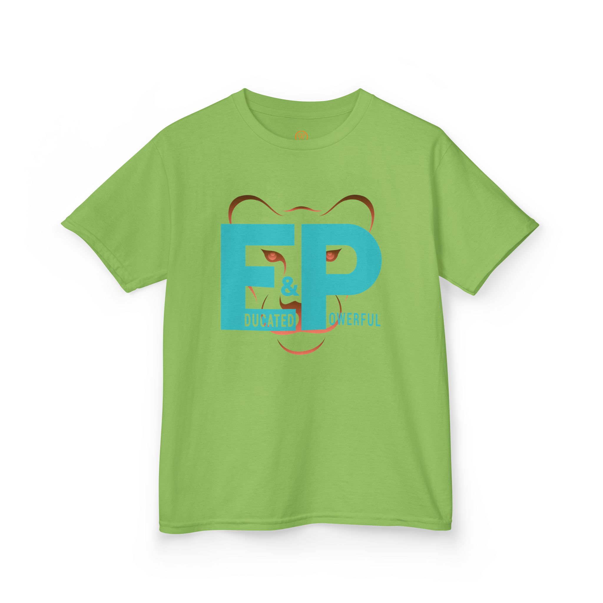 girls tee — "educated & powerful" bold graphic youth t shirt girls tee — "educated & powerful" bold graphic youth t shirt