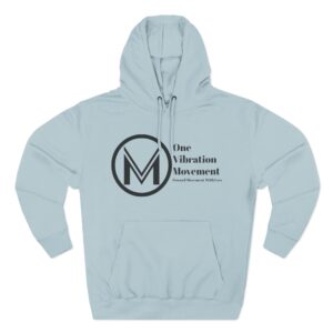 one vibration movement hoodie — logo fleece pullover