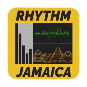 rhythm jamaica hooded baby towel — musical wave infant bath wrap